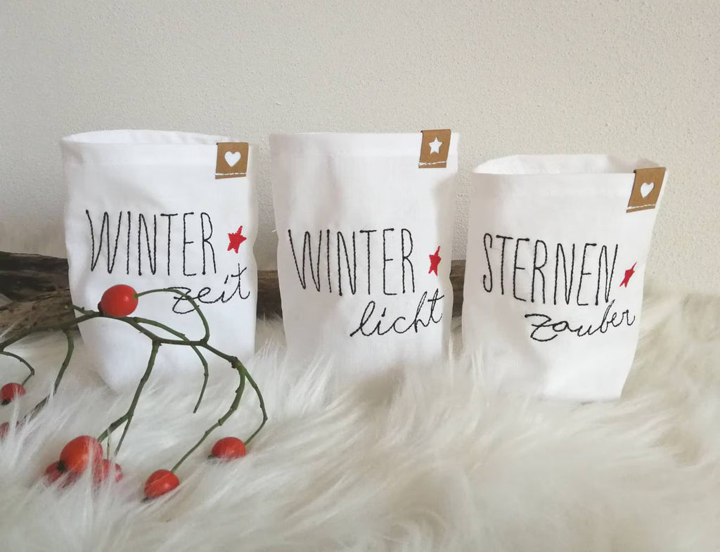 Winter Christmas Decorations | Snowman Light Bags | Festive Holiday Home Décor