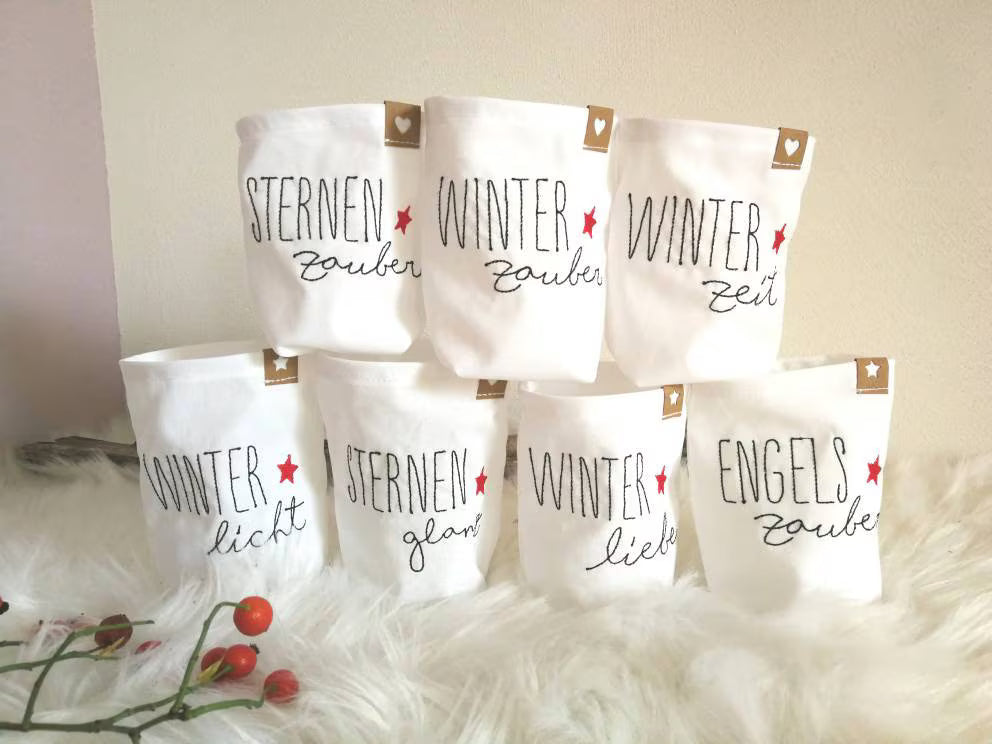 Winter Christmas Decorations | Snowman Light Bags | Festive Holiday Home Décor